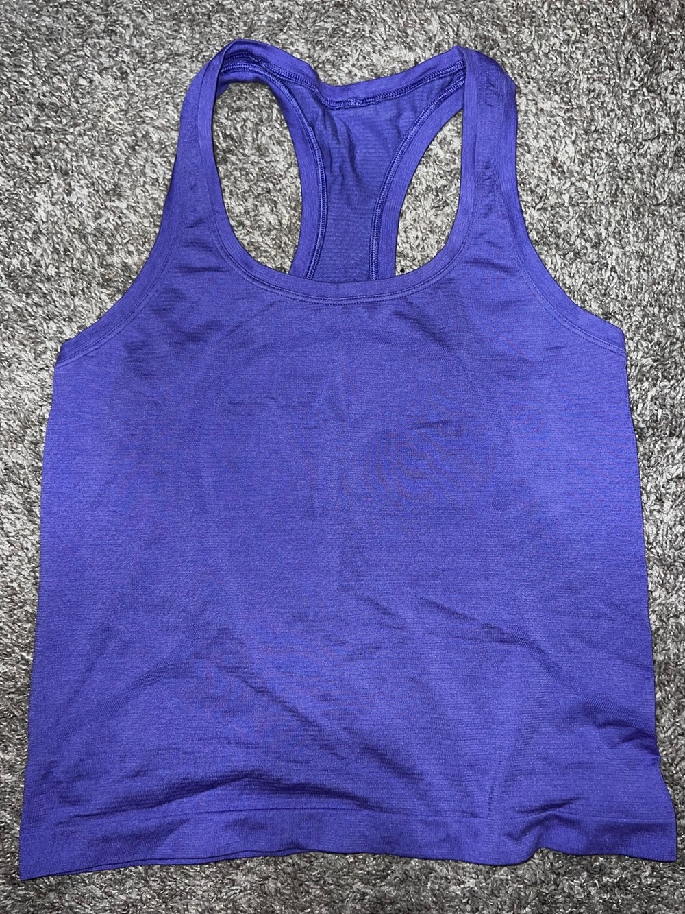 lululemon athletica Purple Charged Indigo Swiftly Tech Tank race length 6